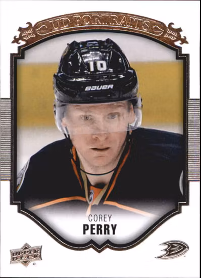 2015-16 Upper Deck UD Portraits #P43 Corey Perry (10-T4-DUCKS)