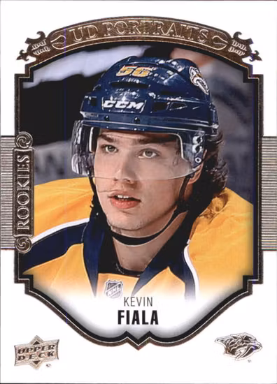 2015-16 Upper Deck UD Portraits #P58 Kevin Fiala (15-T4-PREDATORS)