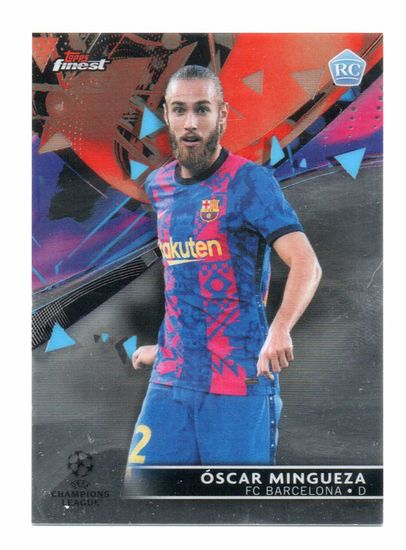 2021-22 Finest UEFA Champions League #53 Oscar Mingueza (10-T3-BARCELONA)