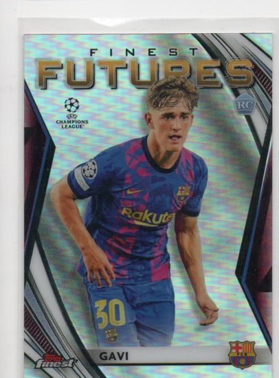 2021-22 Finest UEFA Champions League Finest Futures #FF8 Gavi (30-S14-BARCELONA)