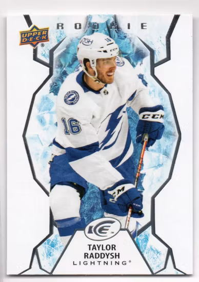 2021-22 Upper Deck Ice #132 Taylor Raddysh RC (20-T4-LIGHTNING)