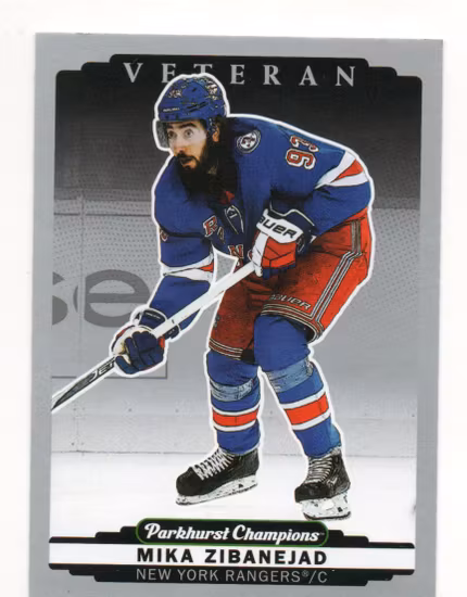 2022-23 Parkhurst Champions Silver #7 Mika Zibanejad (15-T3-RANGERS)