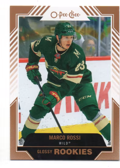 2022-23 Upper Deck O-Pee-Chee Glossy Bronze #R10 Marco Rossi (30-T1-NHLWILD)