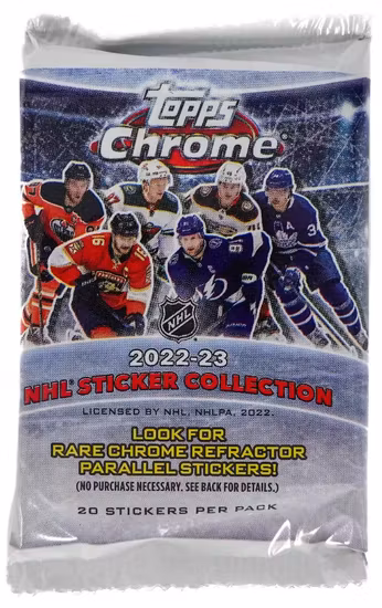 2022-23 Topps Chrome Hockey (Löspaket)