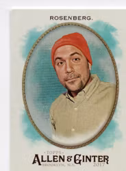2017 Topps Allen and Ginter Hot Box Foil #32 Peter Rosenberg (10-T7-OTHER)