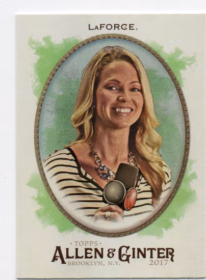 2017 Topps Allen and Ginter Hot Box Foil #67 Allie LaForce (10-T9-OTHER)