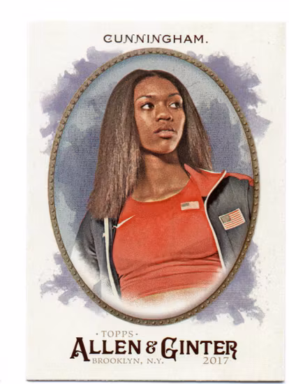 2017 Topps Allen and Ginter Hot Box Foil #70 Vashti Cunningham (10-T7-OTHER)