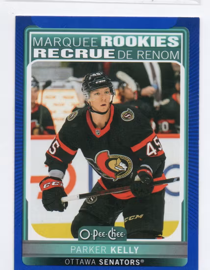 2021-22 O-Pee-Chee Blue #632 Parker Kelly (15-T6-SENATORS)