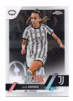 2022-23 Topps Chrome Sapphire UEFA Women's Champions League #92 Julia Grosso FS (10-T3-JUVENTUS)