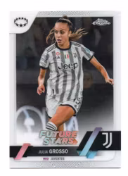 2022-23 Topps Chrome Sapphire UEFA Women's Champions League #92 Julia Grosso FS (10-T3-JUVENTUS)