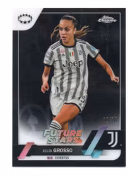 2022-23 Topps Chrome UEFA Women's Champions League Black Refractors #92 Julia Grosso (800-S13-JUVENTUS)
