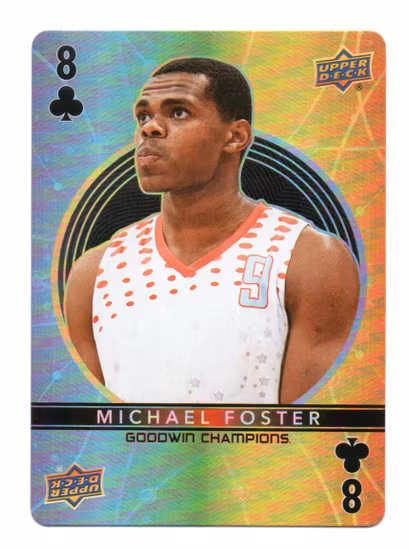 2022 Upper Deck Goodwin Champions Playing Cards #8C Michael Foster (10-T7-OTHER)