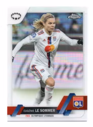 2022-23 Topps Chrome UEFA Women's Champions League Refractors #3 Eugenie Le Sommer (12-T10-LYON)