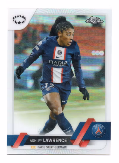 2022-23 Topps Chrome UEFA Women's Champions League Refractors #63 Ashley Lawrence (15-T1-PARISSG)