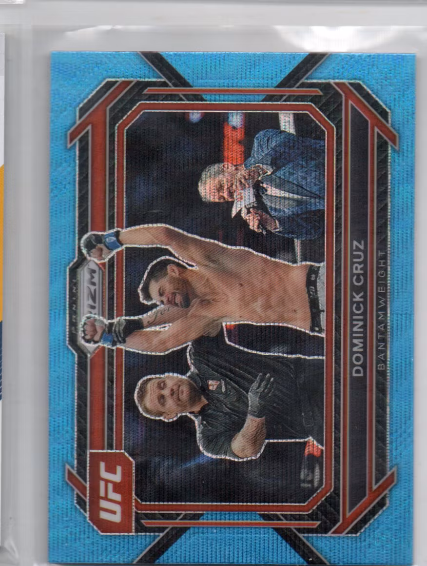 2023 Panini Prizm UFC Prizms Blue Wave #90 Dominick Cruz (25-C9-UFC)
