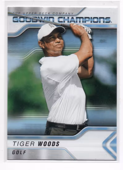 2023 Upper Deck Goodwin Champions #2 Tiger Woods (10-T4-GOLF)