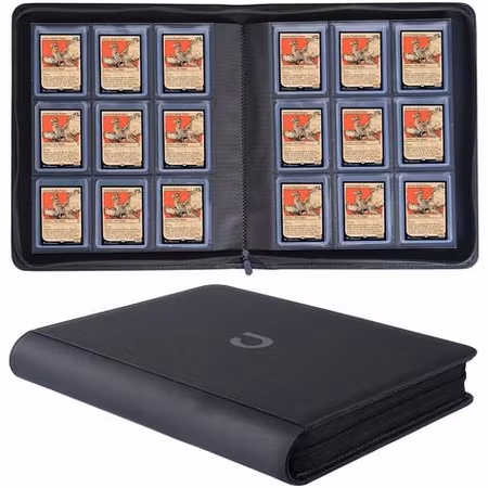 TOPLOADER BINDER FÖR 288 KORT * PREMIUM - BLACK*