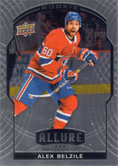 2020-21 Upper Deck Allure #71 Alex Belzile RC (10-T13-CANADIENS)