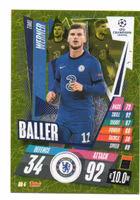 2020-21 Topps Match Attax UCL Extra Baller #BA4 Timo Werner (10-T11-CHELSEA)