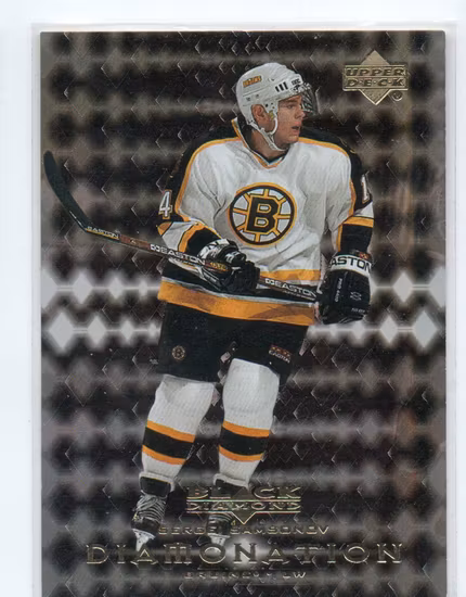 1999-00 Black Diamond Diamonation #D3 Sergei Samsonov (12-T14-BRUINS)