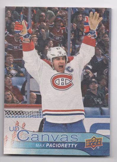 2016-17 Upper Deck Canvas #C162 Max Pacioretty (10-T13-CANADIENS)