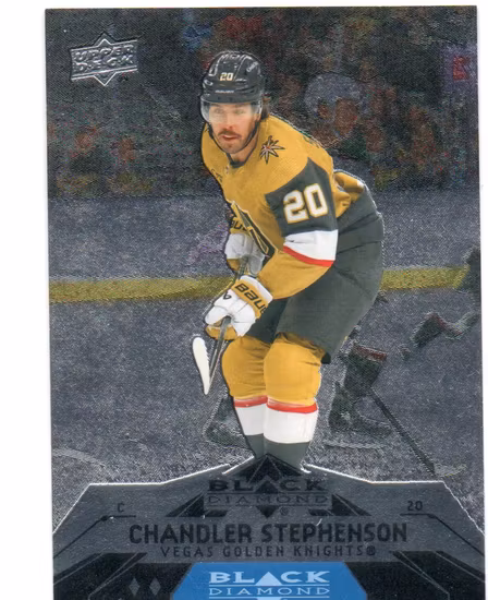 2023-24 Upper Deck '07-08 Black Diamond Retros #BD18 Chandler Stephenson (10-T12-GOLDENKNIGHTS)
