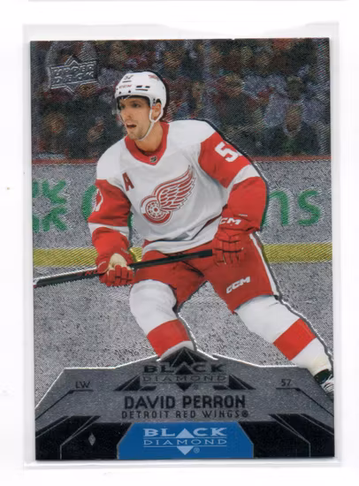 2023-24 Upper Deck '07-08 Black Diamond Retros #BD3 David Perron (10-T12-REDWINGS)