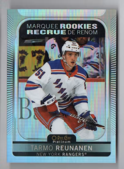2021-22 O-Pee-Chee Platinum Rainbow #241 Tarmo Reunanen (12-T12-RANGERS)