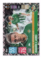 2021-22 Topps Match Attax UCL Master & Apprentice #431 Joaquin Diego Lainez (10-T11-REALBETIS)