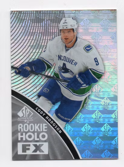 2011-12 SP Authentic Holoview FX #RFX28 Cody Hodgson (15-U1-CANUCKS)