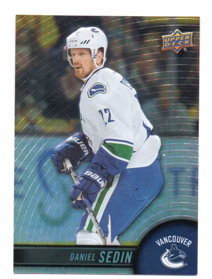2017-18 Upper Deck Tim Hortons #22 Daniel Sedin (5-U1-CANUCKS)
