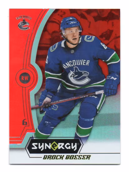 2018-19 Synergy Red #29 Brock Boeser (15-U1-CANUCKS)
