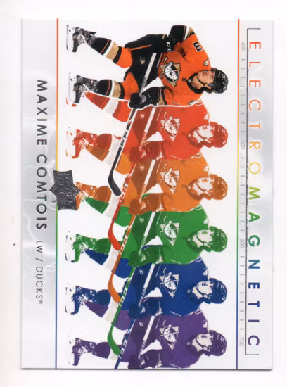 2021-22 Upper Deck Electromagnetic #EM11 Maxime Comtois (10-U1-DUCKS)