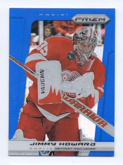 2013-14 Panini Prizm Prizms Blue #30 Jimmy Howard (30-U8-REDWINGS)