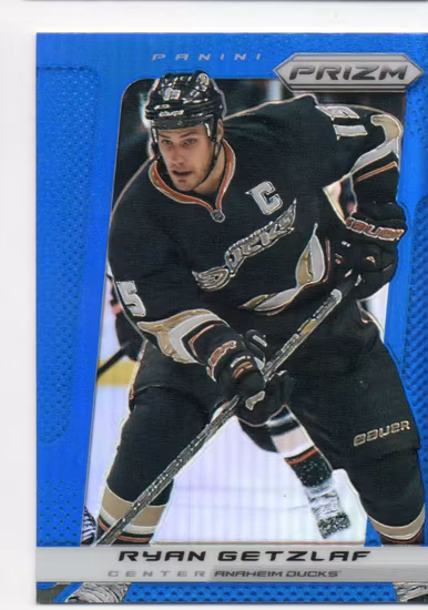 2013-14 Panini Prizm Prizms Blue #111 Ryan Getzlaf (25-U8-DUCKS) (2)