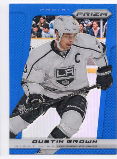 2013-14 Panini Prizm Prizms Blue #149 Dustin Brown (30-U8-NHLKINGS)