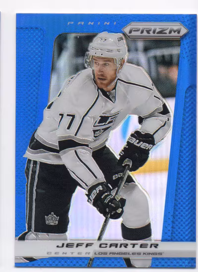 2013-14 Panini Prizm Prizms Blue #153 Jeff Carter (20-U10-NHLKINGS)