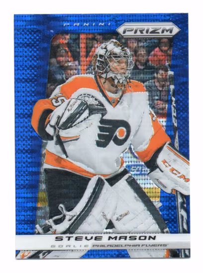 2013-14 Panini Prizm Prizms Blue Pulsar #77 Steve Mason (15-U8-FLYERS)