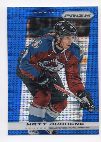 2013-14 Panini Prizm Prizms Blue Pulsar #133 Matt Duchene (20-U7-AVALANCHE)