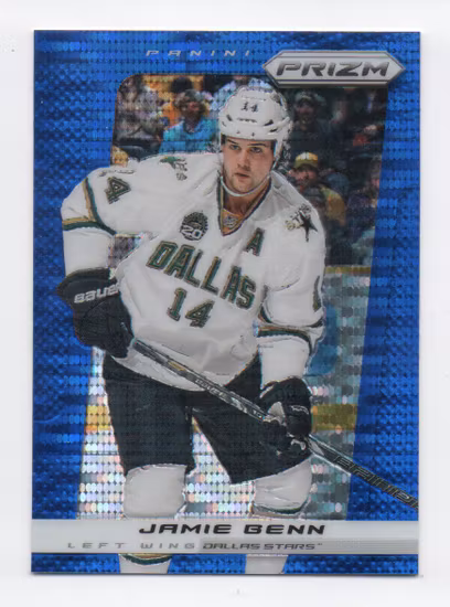2013-14 Panini Prizm Prizms Blue Pulsar #135 Jamie Benn (20-U7-NHLSTARS)