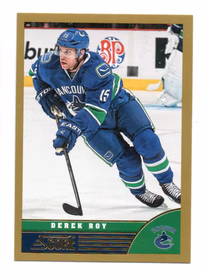 2013-14 Score Gold #513 Derek Roy (10-U6-CANUCKS)