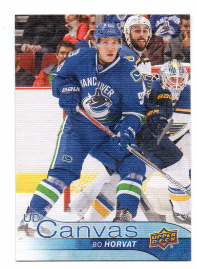 2016-17 Upper Deck Canvas #C201 Bo Horvat (10-U6-CANUCKS)