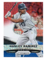 2015 Panini Prizm Prizms Red White and Blue Mojo #73 Hanley Ramirez (15-U4-MLBREDSOX)