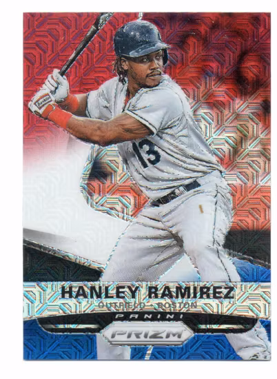 2015 Panini Prizm Prizms Red White and Blue Mojo #73 Hanley Ramirez (15-U4-MLBREDSOX)