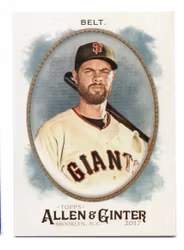 2017 Topps Allen and Ginter Hot Box Foil #53 Brandon Belt (10-U3-MLBGIANTS)