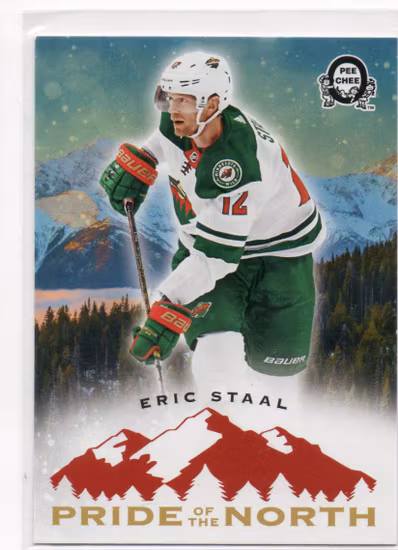 2018-19 O-Pee-Chee Coast to Coast Pride of the North #P31 Eric Staal (10-U2-NLWILD)