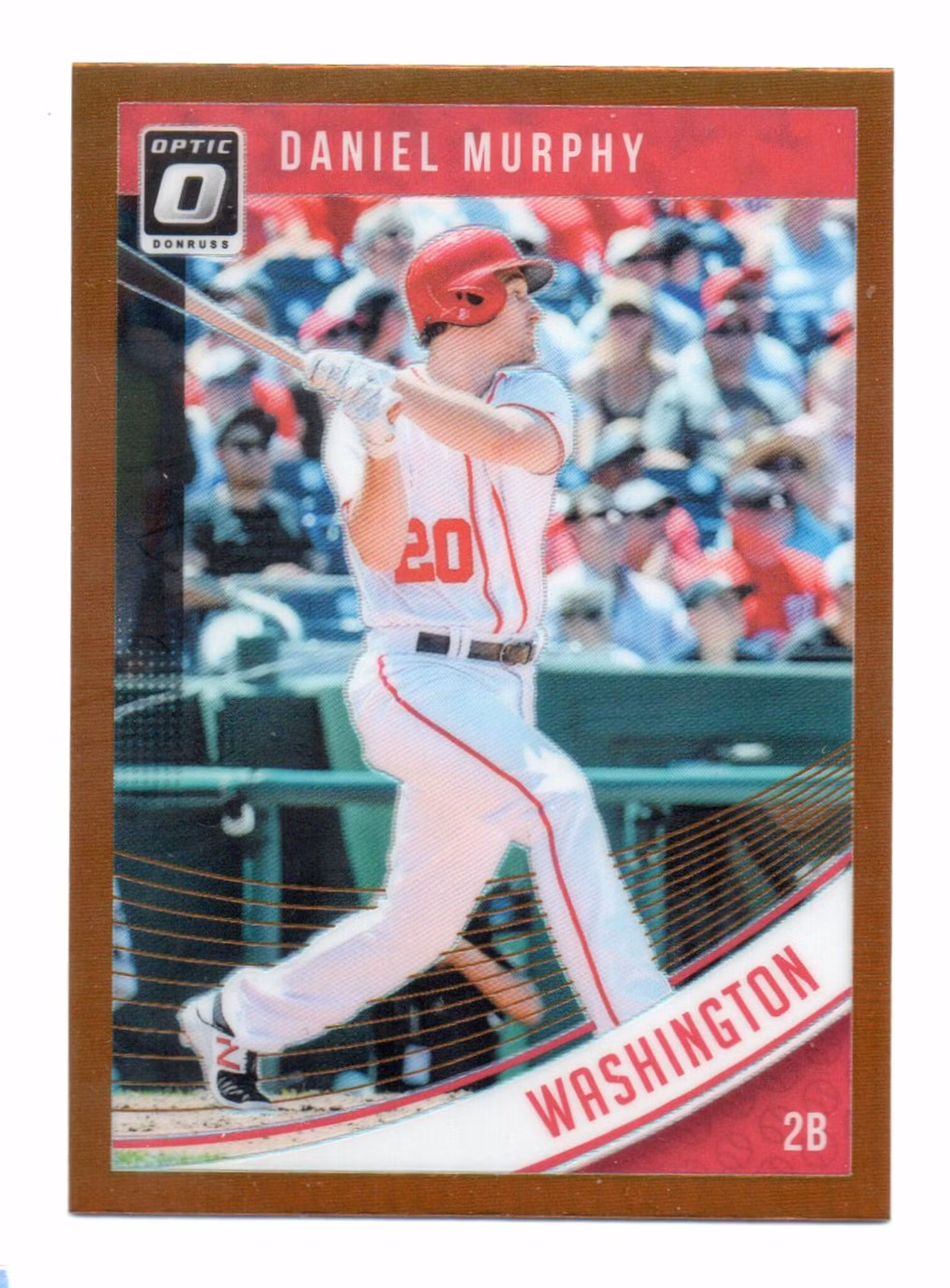 2018 Donruss Optic Bronze #159 Daniel Murphy (15-U4-MLBNATIONALS)