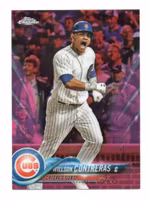 2018 Topps Chrome Pink Refractors #197 Willson Contreras (20-U4-MLBCUBS)