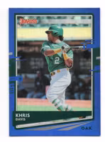 2020 Donruss Holo Blue #88 Khris Davis (12-U3-MLBATHLETICS)