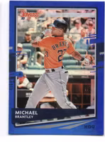 2020 Donruss Holo Blue #116 Michael Brantley (12-U3-MLBASTROS)